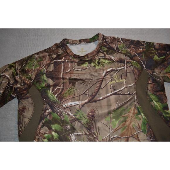 40911 Game Winner Hunting Athletic Shirt Realtree Green Polyester Size XL Mens - Picture 9 of 9